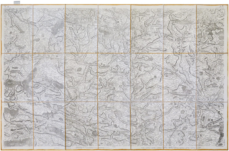  [LAVAL] Carte de Cassini. Feuille n&deg;97/9. Laval.. CASSINI de THURY (C&eacute;sar-Fran&ccedil;ois).