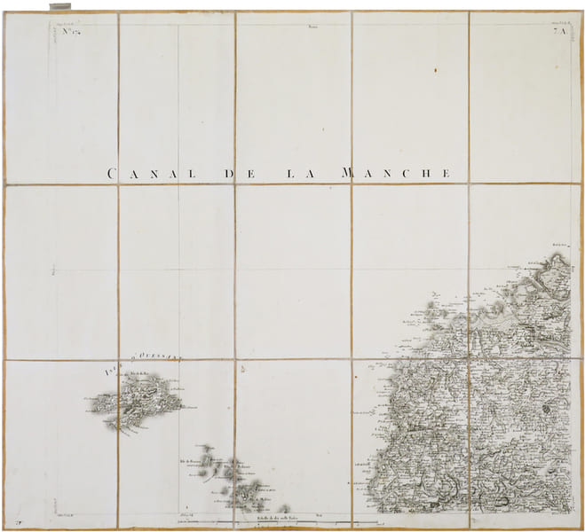  [OUESSANT] Carte de Cassini. Feuille n&deg;172/157. &Icirc;le d'Ouessant.. CASSINI de THURY (C&eacute;sar-Fran&ccedil;ois).