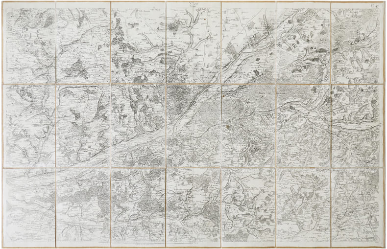  [BLOIS] Carte de Cassini. Feuille n&deg;29/47. Blois.. CASSINI de THURY (C&eacute;sar-Fran&ccedil;ois).