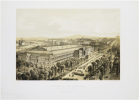  [EXPOSITION UNIVERSELLE de 1855] Vue générale des expositions. Industrie - Beaux-Arts - Horticulture.. CHAPUY (Nicolas-Marie-Joseph).