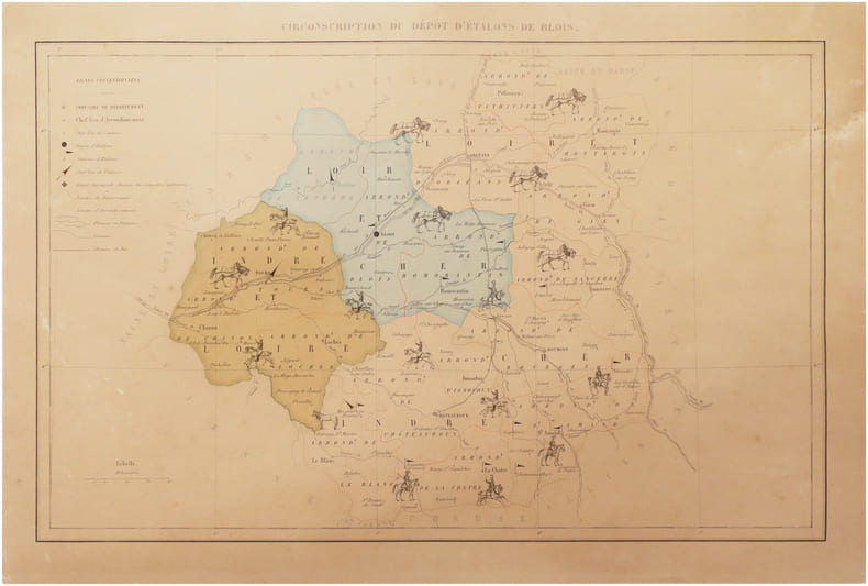  [BLOIS/HARAS] Circonscription du d&eacute;p&ocirc;t d'&eacute;talons de Blois.. GAYOT (Eug&egrave;ne).