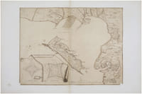  [ÎLE de RÉ] [Carte particulière des costes de Poittou, Aunis, et de La Rochelle et du fort St Louys comme aussy de l'Isle de Ré avec ses forts].
