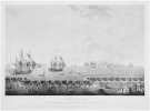 Combat naval livré le 18 décembre 1779 par Mr. le Comte de La Motte Picquet chef d'escadre. Ce combat fut livré en vue du Fort Royal de la ...