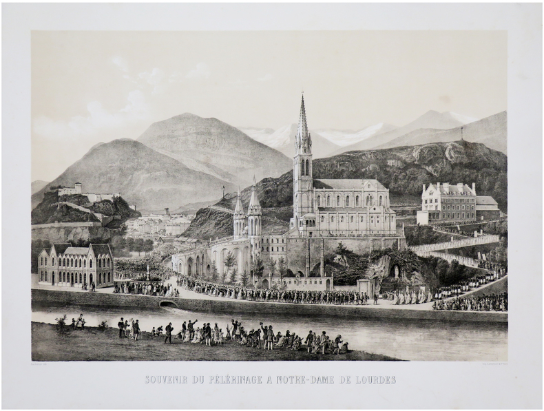  [LOURDES] Souvenir du pélérinage à Notre-Dame de Lourdes.. BACHELIER (Charles-Claude).