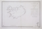  [ISLANDE/ÎLES FÉROÉ] Carte réduite de l'Islande et des îles Feroë .. BORN (Christian Ludwig Ulrich von) & LØVENØRN (Poul de).