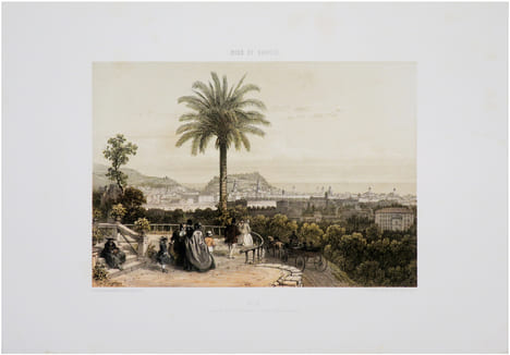  [NICE] Nice. Vue prise de la Villa Venanson (Dép.t des Alpes maritimes).. BENOIST (Félix).