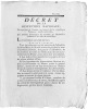 Décret de la Convention Nationale [...] qui ordonne l'arrestation des membres de l'Assemblée Coloniale & de celle de Saint-Marc.. 