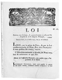 Loi relative aux colonies, & particulièrement à celles de l'île Cayenne & de la Guyane françoise.
