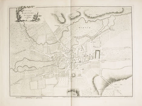 A Plan of Hartford.. ANDREWS (Jonathan) & WREN (Matthew).