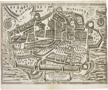  [BRETAGNE] Rennes ville capitale de Bretagne et siège du Parlement.