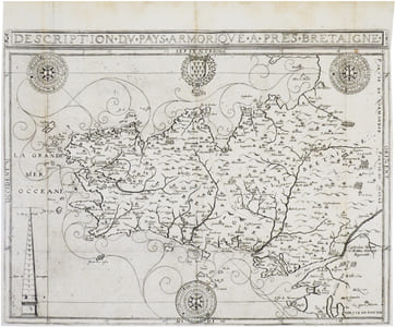  [BRETAGNE] Description du Pays Armorique à prés[ent] Bretaigne.