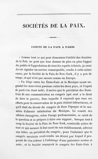 Sociétés de la paix.