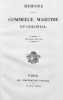 Mémoire sur le commerce maritime et colonial.. 