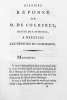 Dernière réponse de M. de Cocherel, député de S. Domingue, à messieurs les députés du commerce.. COCHEREL (Nicolas-Robert de).