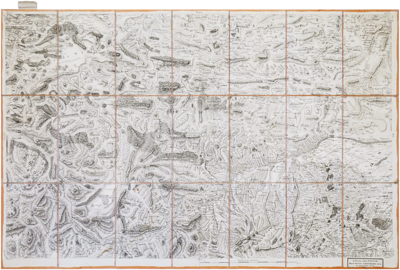 [MONT-LOUIS] Carte de Cassini. Feuille n&deg;20/139. Mont-Louis.. CASSINI de THURY (C&eacute;sar-Fran&ccedil;ois).