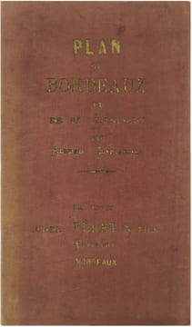  [BORDEAUX] Plan de Bordeaux et de sa banlieue Sud & Ouest.. LAPIERRE (Alfred).