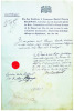 Pièce signée, en partie imprimée, contresignée par Jean-Baptiste du Buc de Saint-Olympe. . [GUADELOUPE] — BECKWITH (George).