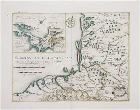  [PAYS BASQUE] Description exacte et particulière des costes et havres de Bayonne, St. Jean de Lux, Labour, Funtarabie, et lieux circonvoisins.. ...