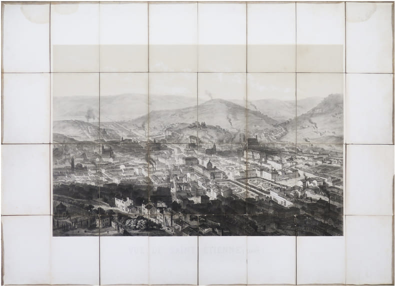  [SAINT-&Eacute;TIENNE] Vue de Saint &Eacute;tienne (Loire).. M&Uuml;LLER (Th&eacute;odore).