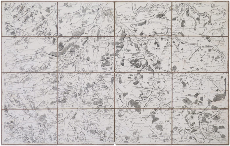  [AMIENS] Carte de Cassini. Feuille n&deg;3/11. Amiens.. CASSINI de THURY (C&eacute;sar-Fran&ccedil;ois).