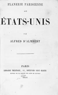 Flanerie parisienne aux États-Unis.