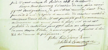 Lettre signée à M. Marais, à Saint-Denis.. [LA REUNION] — QUENEAU (Félix).