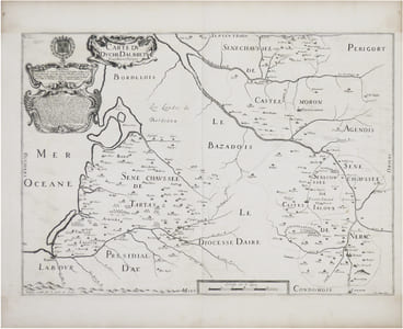  [GASCOGNE] Carte du duché d'Albret nouvellement deseigné.