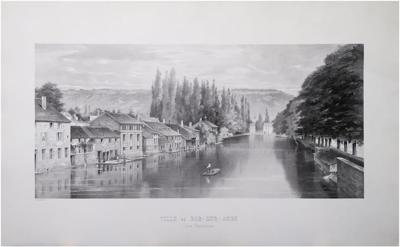  [BAR-sur-AUBE] Ville de Bar-sur-Aube - Les Tanneries.. FRAN&Ccedil;OIS (E.).