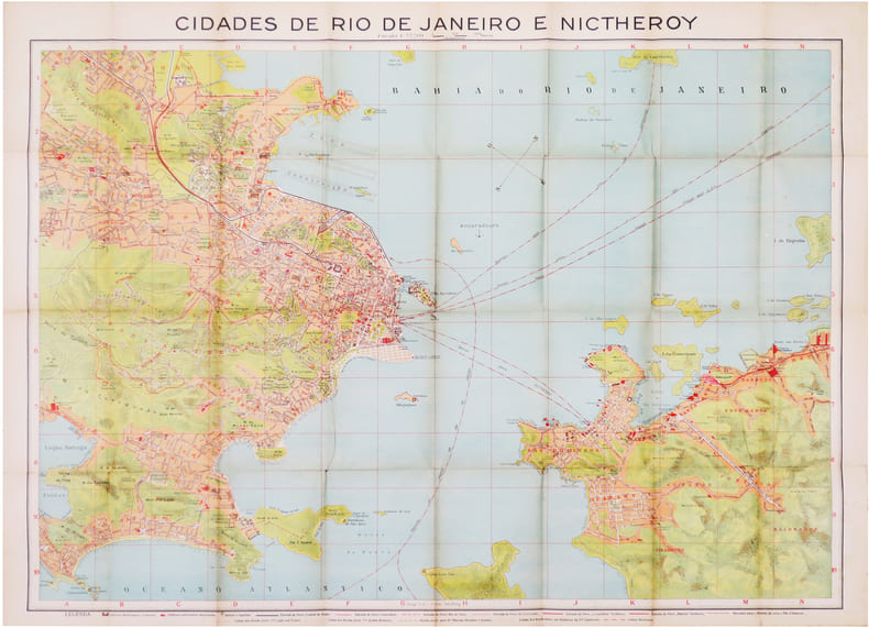  [BR&Eacute;SIL/RIO de JANEIRO] Cidades de Rio de Janeiro e Nictheroy - Rio de Janeiro Central Monumental.. AENISH&Auml;NSLIN (Carlos).
