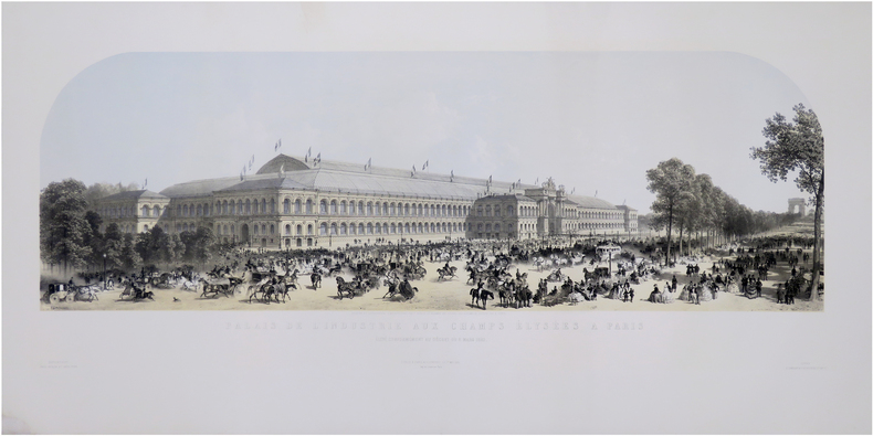  Palais de l'Industrie aux Champs Élysées à Paris.. BENOIST (Philippe).