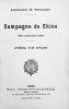 Campagne de Chine (mai à septembre 1900). Journal d'un officier.. SAILLENS (Marcel).