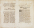  [MER MÉDITERRANÉE] Pascaarte van't westlyckste deel vande Middelandsche-Zee... Tabula hydrographica de partibus occidentalioribus maris Mediterranei ...