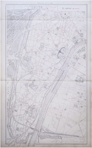  [PARIS 16&egrave;me arrondissement] 16.e arrond.t de Passy.. ALPHAND (Jean-Charles Adolphe) & FAUVE (L.).