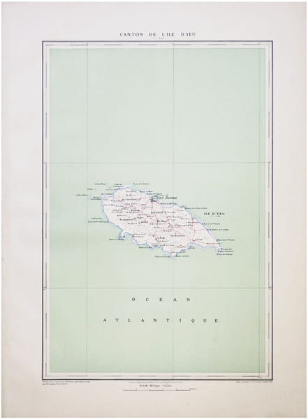  [&Icirc;LE d'YEU] Canton de l'&icirc;le d'Yeu.. D&Eacute;SIRY (Joseph).