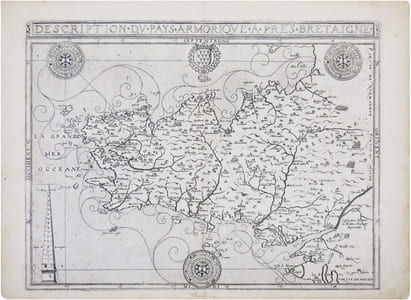  [BRETAGNE] Description du Pays Armorique à prés[ent] Bretaigne.