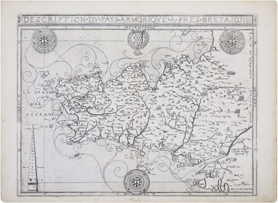  [BRETAGNE] Description du Pays Armorique à prés[ent] Bretaigne.