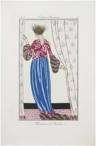 Costumes parisiens. Planche n°71. Manteau de théâtre.