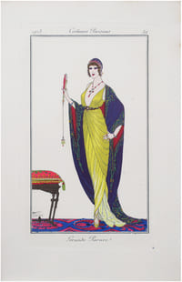 Costumes parisiens. Planche n°52. Grande parure.