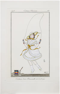 Costumes parisiens. Planche n°83. Costume d'une demoiselle de 6 à 8 ans.
