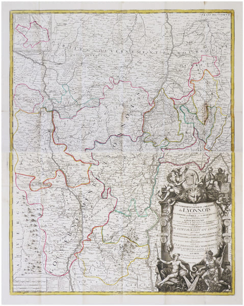  [LYONNAIS] Le gouvernement g&eacute;n&eacute;ral et militaire du Lyonnois comprenant les provinces du Lyonnois, du Forez, et du Beaujolois.. NOLIN (Jean-Baptiste).