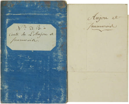  [ANJOU/GRENIERS à SEL] Gouvernement militaire de la province et Duché d'Anjou. Gouvernement du Saumurois - Direction d'Angers divisée en ses greniers ...