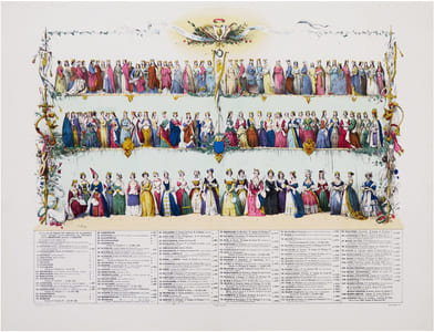  [PORTRAITS] Les monarques français par ordre chronologique [et] Les reines de France.