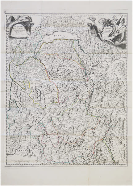  [SAVOIE] Le Duch&eacute; de Savoye suivant les nouvelles observations.. LE ROUGE (Georges-Louis).
