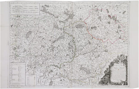  [MAINE & PERCHE] Carte du gouvernement général du Maine et Perche. . DELAFOSSE (Denis ?).