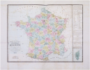  Tableau géographique encyclopédique de la France, indiquant les productions de chaque département, sa superficie, sa population, ses manufactures, ...