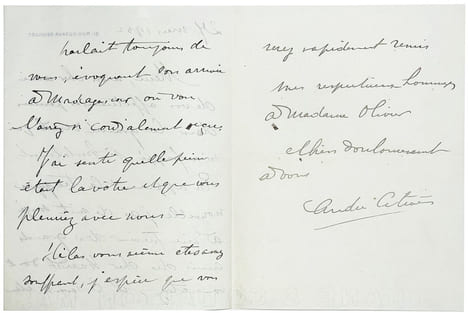 Lettre autographe signée [au gouverneur Marcel Olivier].. CITROEN (André) — [EXPEDITION CITROEN].