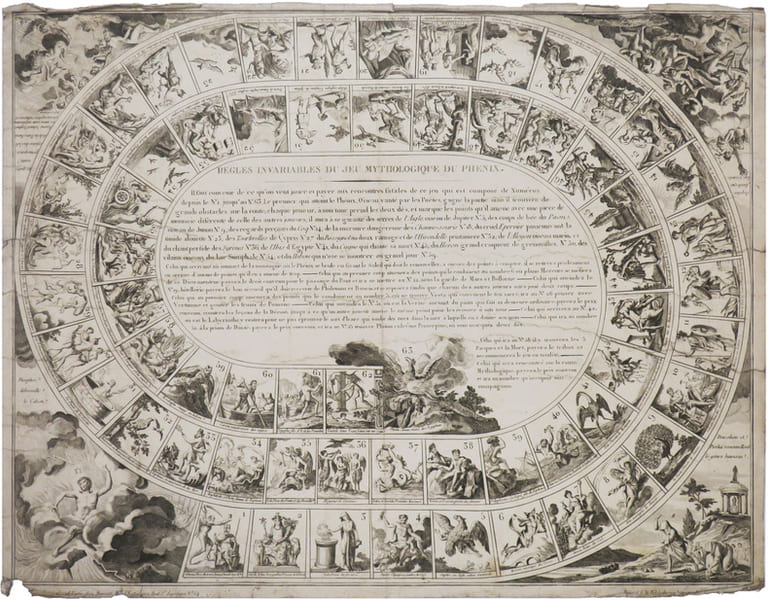  [JEU de l'OIE] R&egrave;gles invariables du jeu mythologique du Ph&eacute;nix.. BASSET (Paul Andr&eacute;).