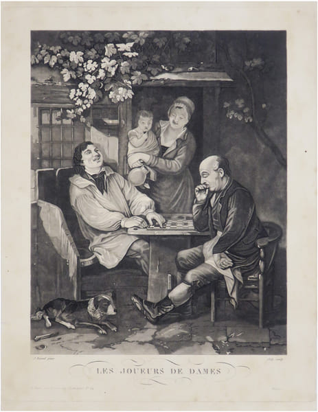  Les joueurs de dames.. BURNET (John).