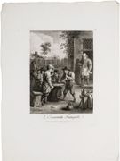  L'Estaminette tranquille. par TENIERS (David) & TARDIEU (Jacques Nicolas).