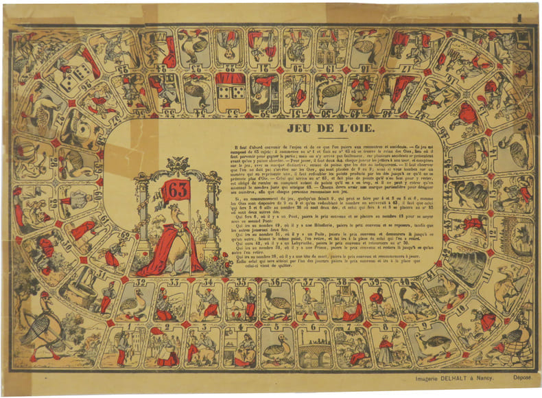  Jeu de l'oie.. DELHALT (Alfred).